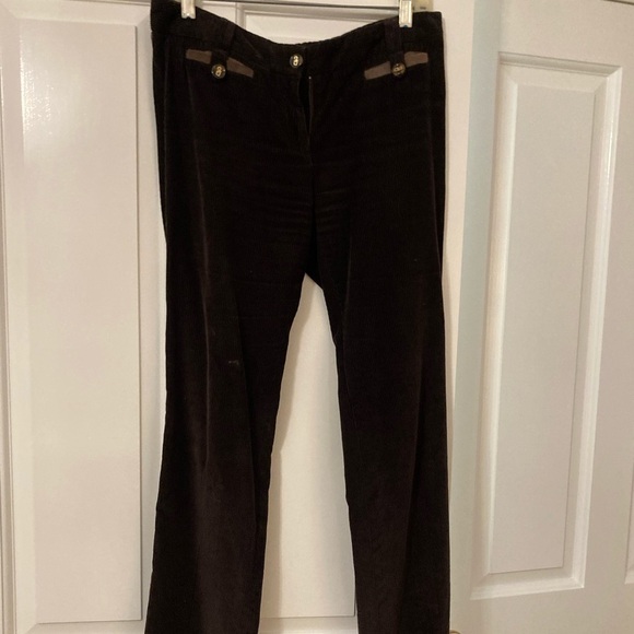 AUTHENTIC Dolce&Gabbana maroon Y2K corduroy pants size IT44/US 8 - Picture 1 of 6